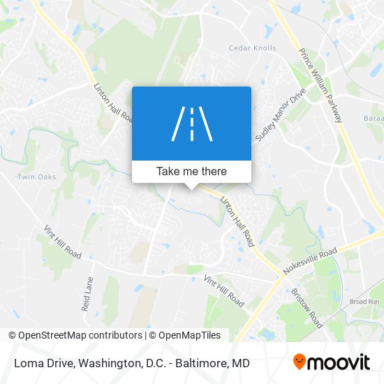 Mapa de Loma Drive