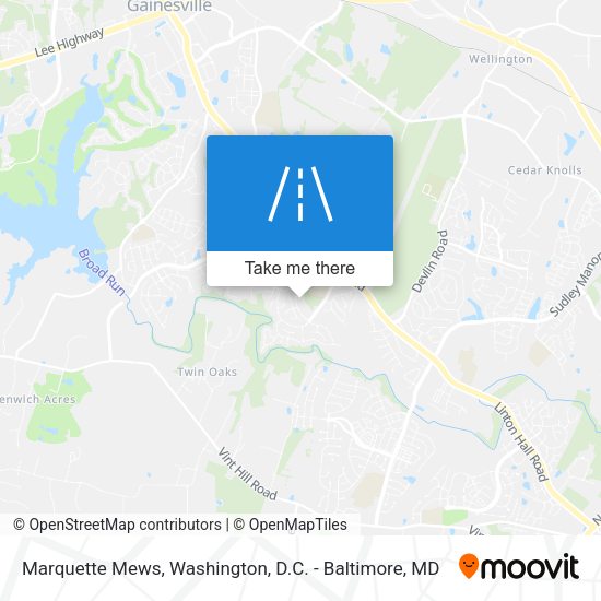Mapa de Marquette Mews