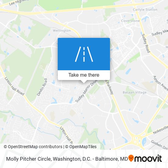 Molly Pitcher Circle map