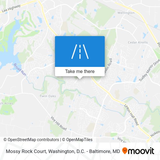 Mossy Rock Court map