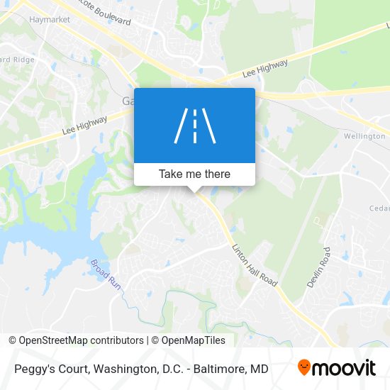 Peggy's Court map