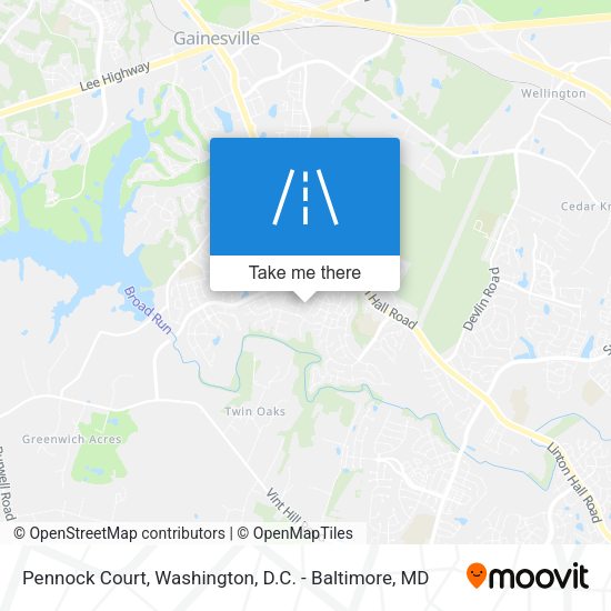 Pennock Court map