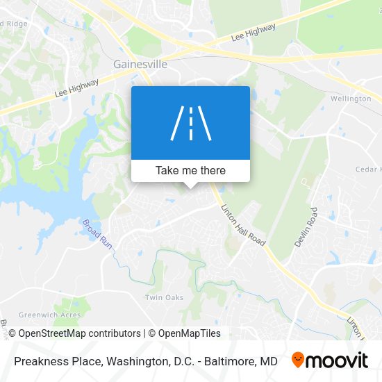 Mapa de Preakness Place