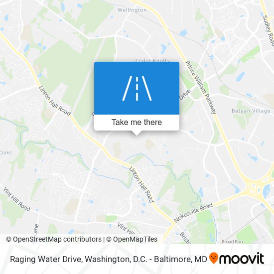 Raging Water Drive map
