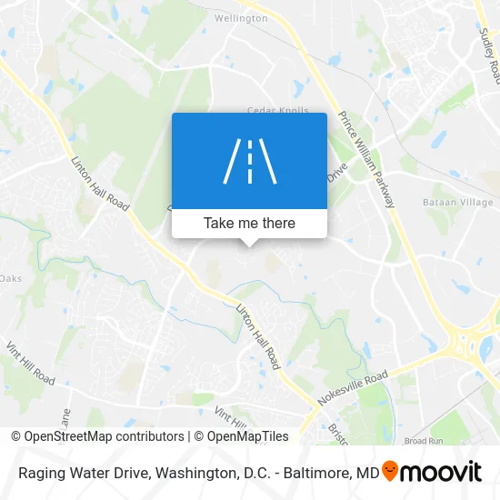 Raging Water Drive map