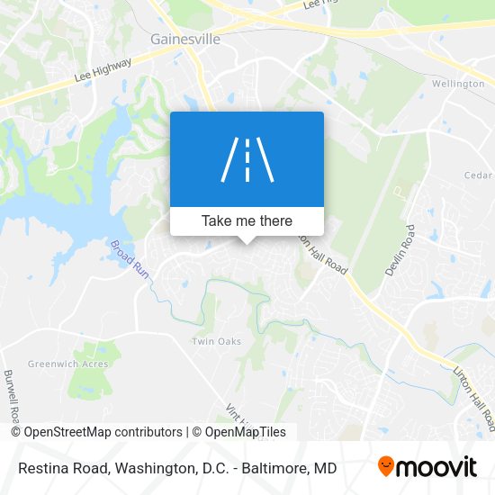 Mapa de Restina Road