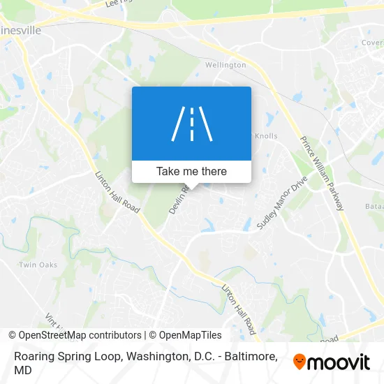 Roaring Spring Loop map