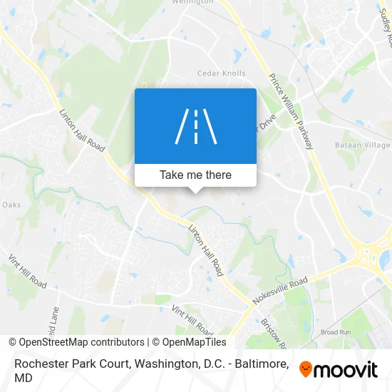 Rochester Park Court map