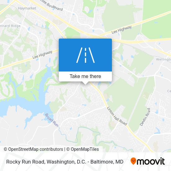 Mapa de Rocky Run Road
