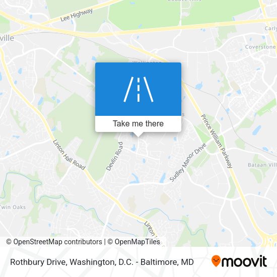 Rothbury Drive map