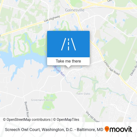 Screech Owl Court map