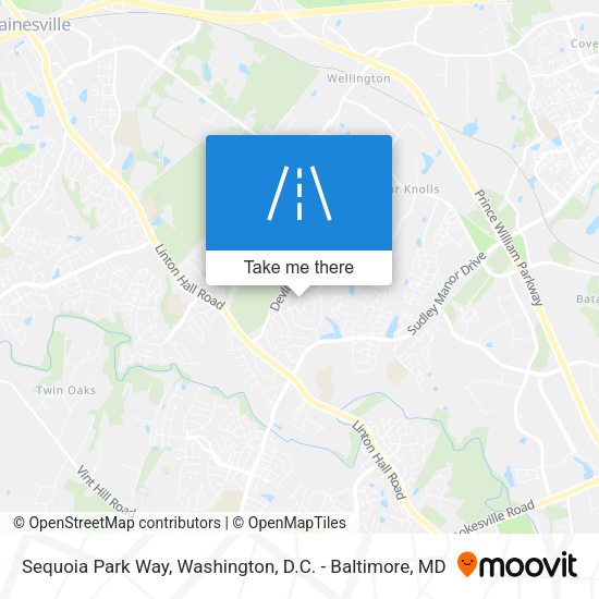 Sequoia Park Way map