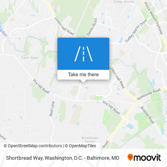 Shortbread Way map