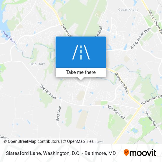 Slatesford Lane map