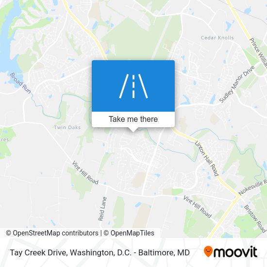 Mapa de Tay Creek Drive