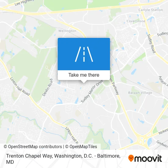 Trenton Chapel Way map