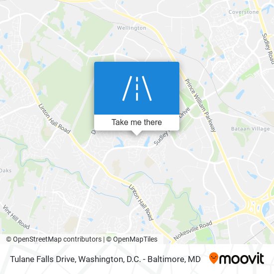 Mapa de Tulane Falls Drive