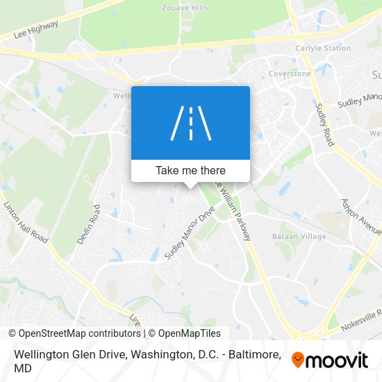Wellington Glen Drive map