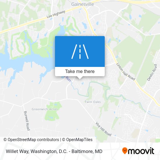 Willet Way map
