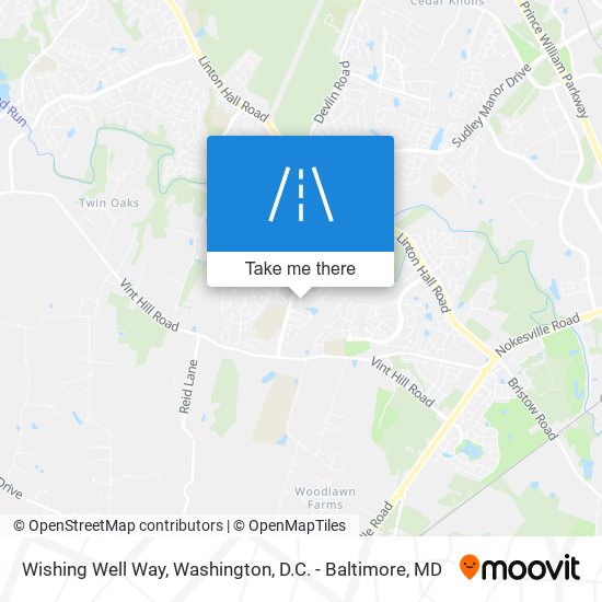 Wishing Well Way map