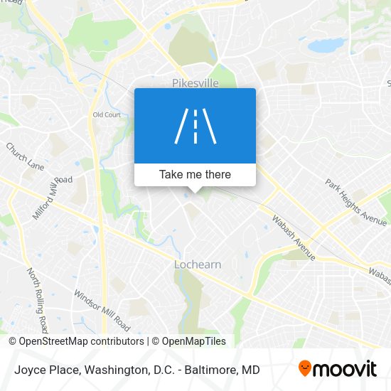 Joyce Place map