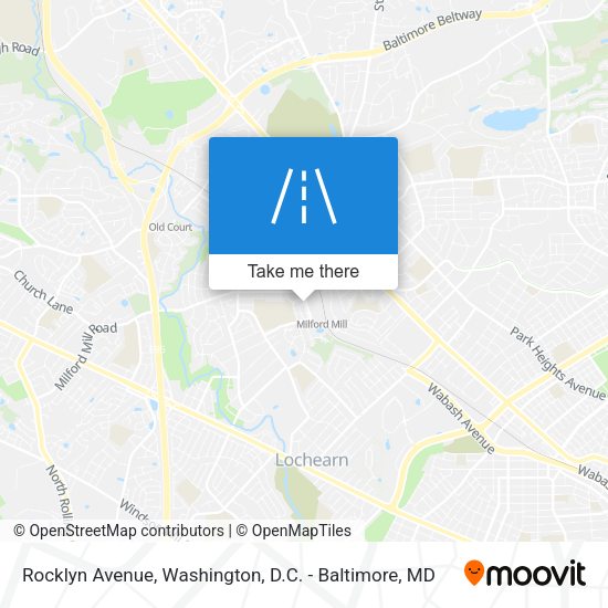 Rocklyn Avenue map