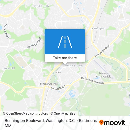 Bennington Boulevard map