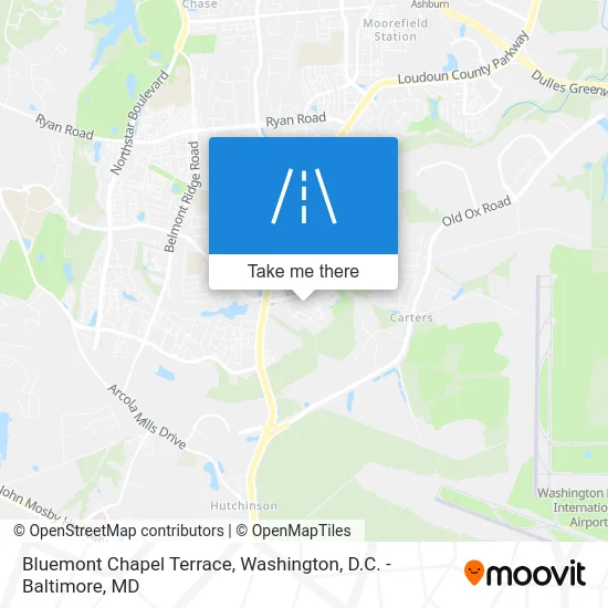 Bluemont Chapel Terrace map