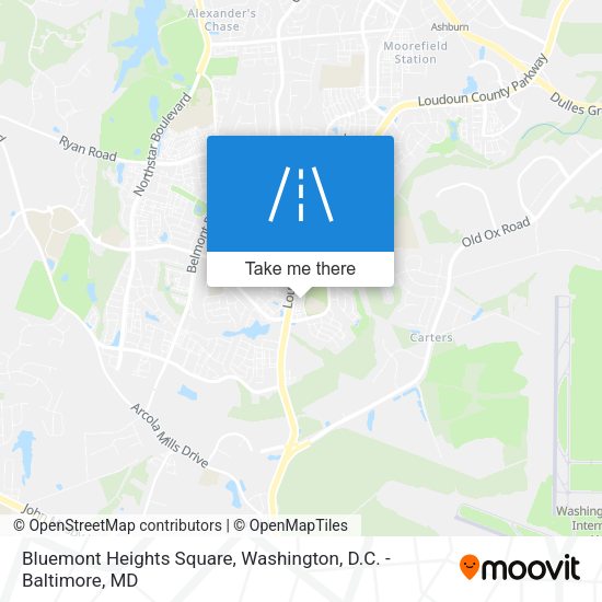 Mapa de Bluemont Heights Square
