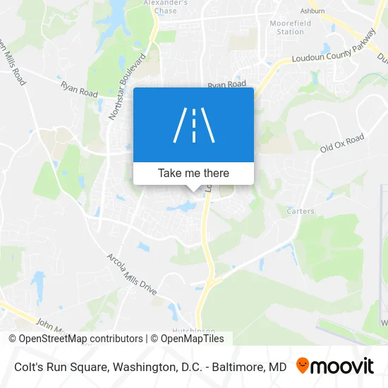 Colt's Run Square map