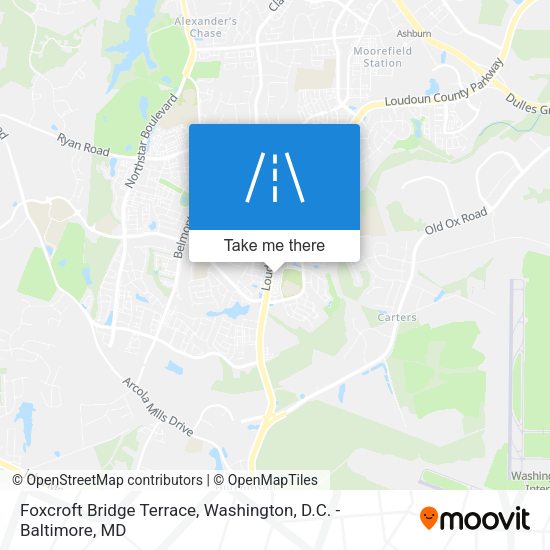 Mapa de Foxcroft Bridge Terrace