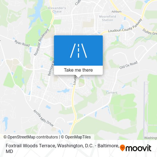 Foxtrail Woods Terrace map