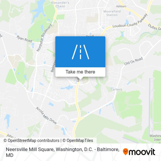Neersville Mill Square map