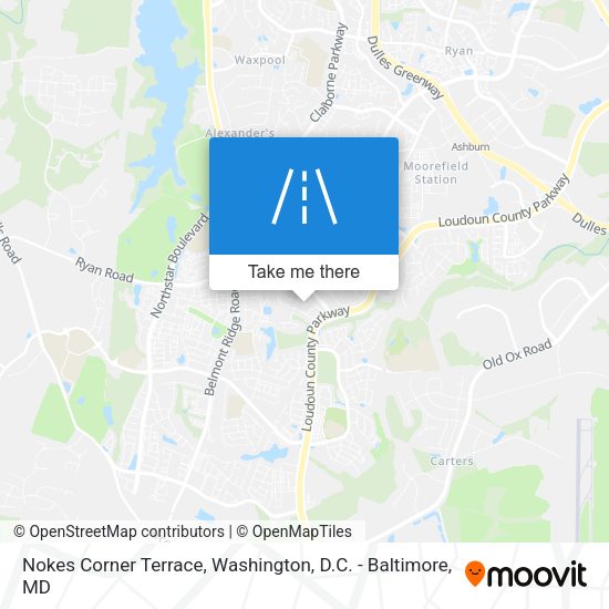 Nokes Corner Terrace map