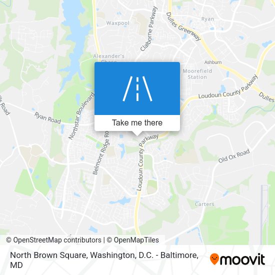 Mapa de North Brown Square