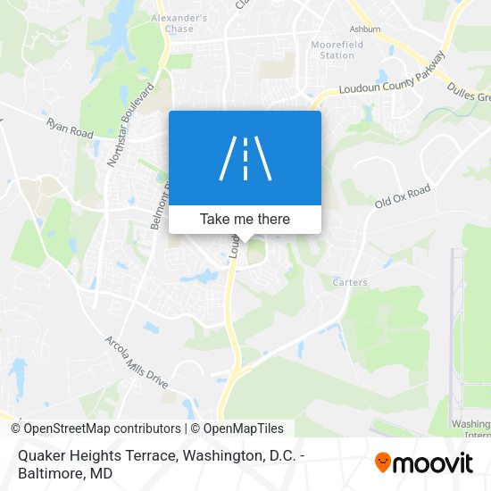 Quaker Heights Terrace map