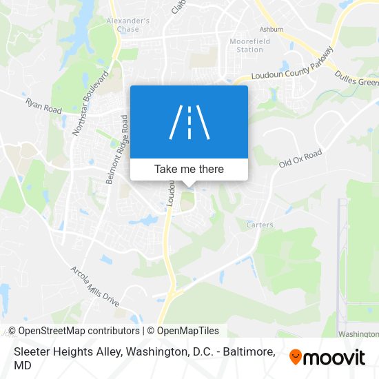 Sleeter Heights Alley map