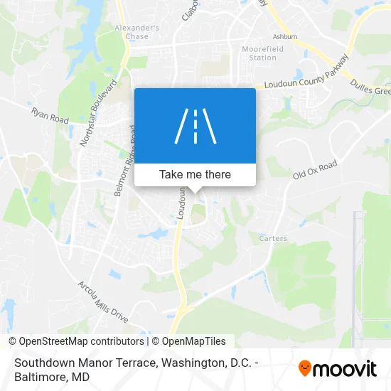 Southdown Manor Terrace map