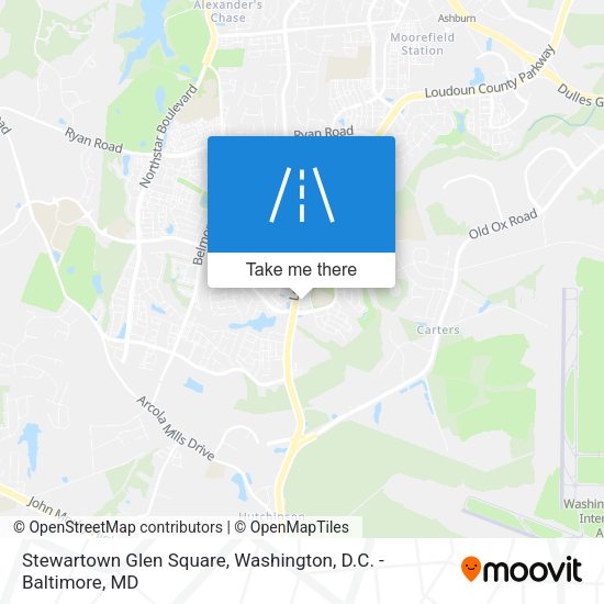 Stewartown Glen Square map