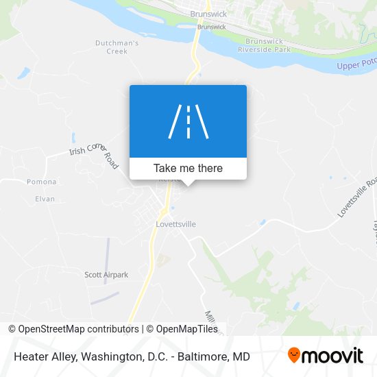 Heater Alley map