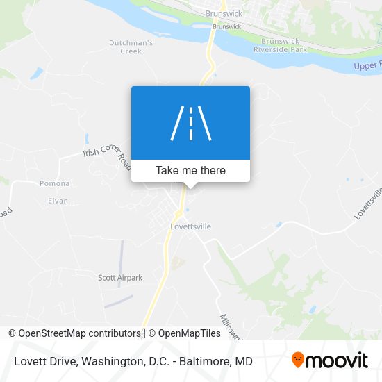 Mapa de Lovett Drive