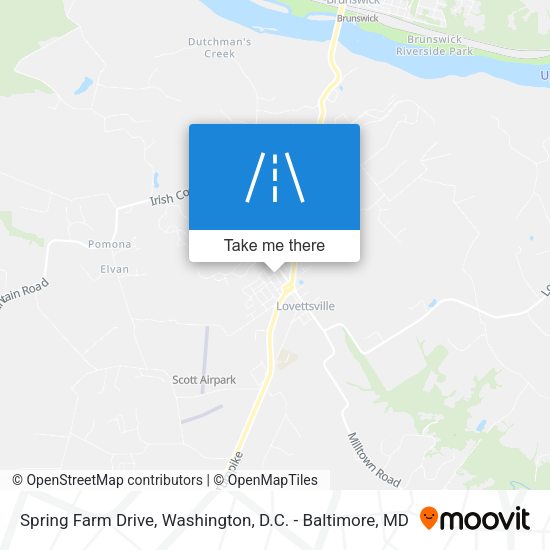 Spring Farm Drive map