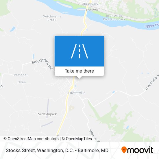 Stocks Street map