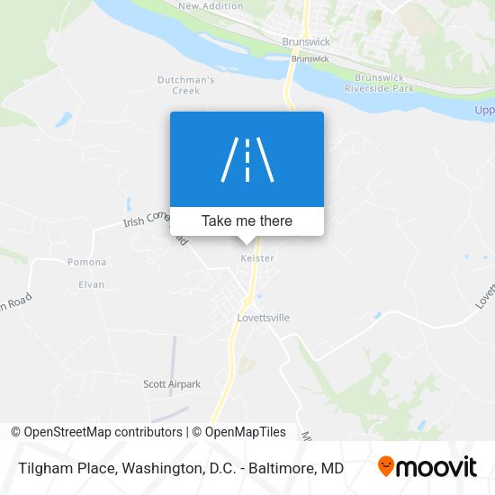 Tilgham Place map