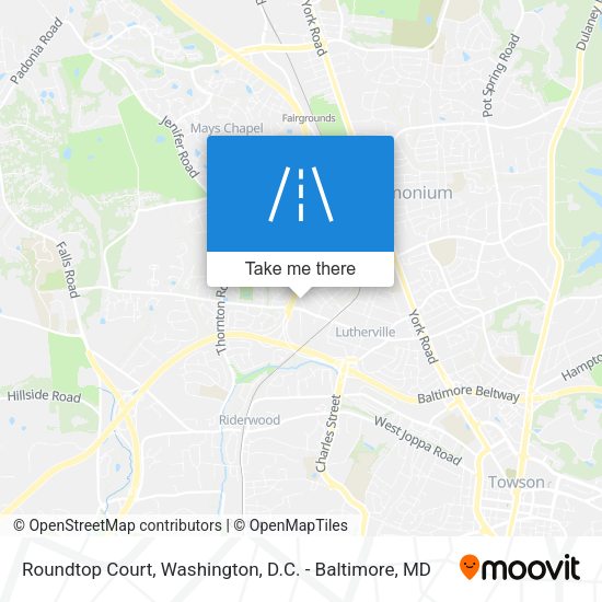 Mapa de Roundtop Court
