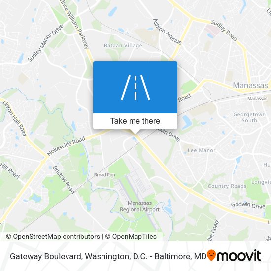 Gateway Boulevard map