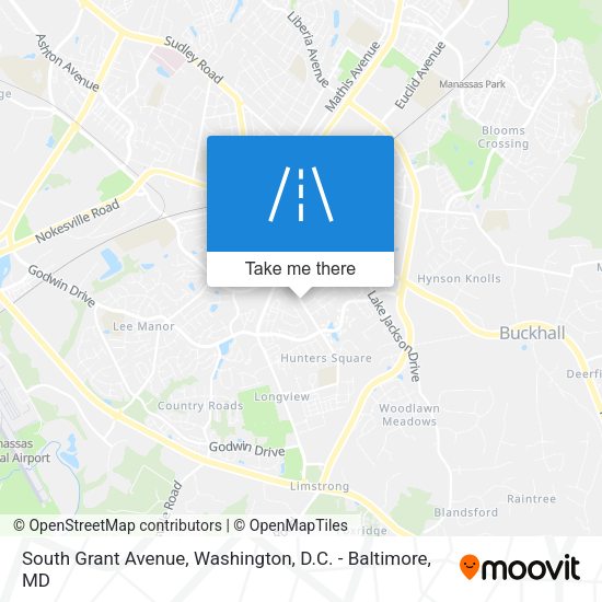 Mapa de South Grant Avenue