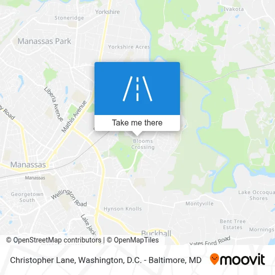 Christopher Lane map