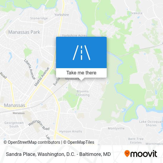 Sandra Place map