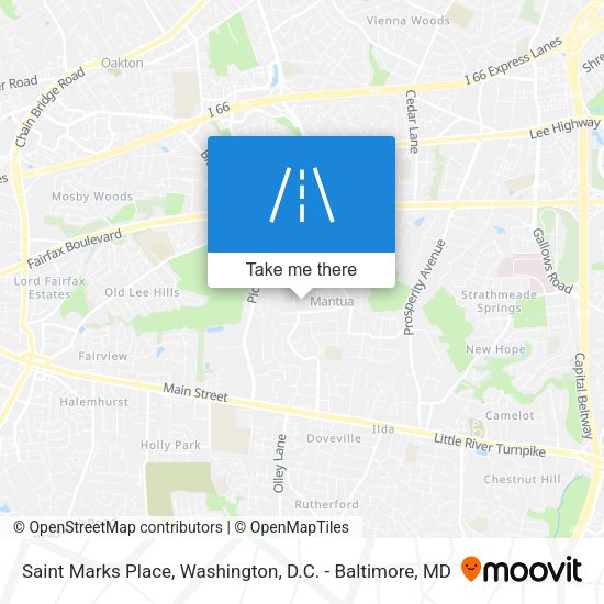 Saint Marks Place map